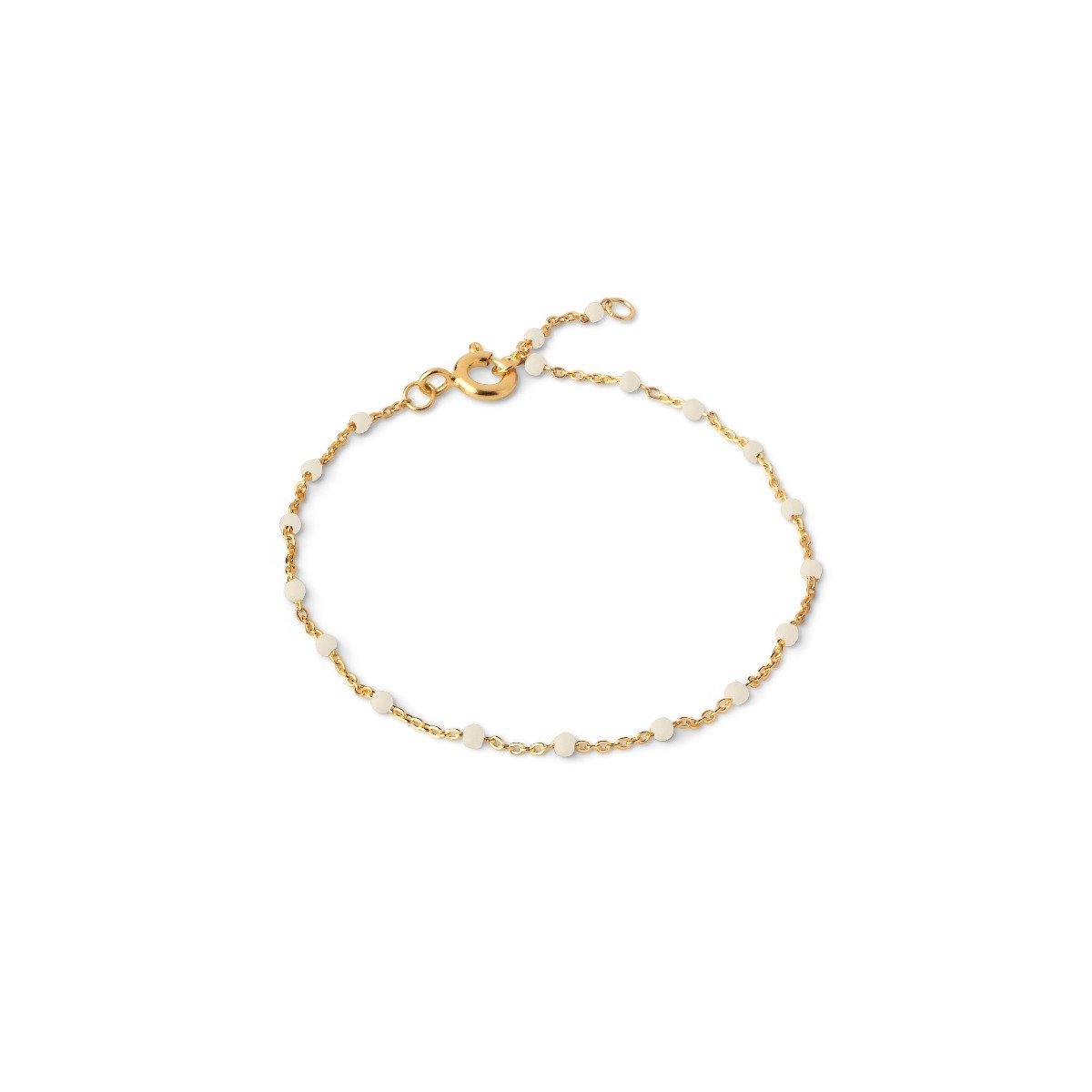 Enamel Lola Daisy armbånd - Guld - Bahne